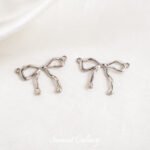 Bow Double Hanging Copper Plated Real Gold Dispersion-preserving Beads Handmade DIY Bracelet Necklace Beaded Jewelry Material Accessories - Image 7