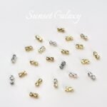 18k Gold Plated Silver Plated Batch Flower Thread Color Preservation Section Pipe Bead Spacer Bead Decoration DIY Bracelet Necklace Jewelry Material - Image 5