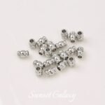 18K Electroplated Real Gold Flower Pot Long Straight Bead Bead Spacer Bead Handmade DIY Beaded Bracelet Necklace Accessories - Image 4