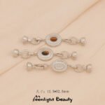 18k Gold Plated Zirconium Songhua Stone Fail Link Buckle DIY Handmade Beaded Material Bracelet Necklace Accessories Jewelry - Image 9