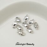 Color-preserving 18K Pack Golden Coil Spring Lobster Clasp Fish Tail Clasp Handmade DIY String Bracelet Necklace Accessories - Image 8