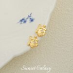 18K Christmas Series Gingerbread Man Socks with Zirconium Pendant Handmade DIY Beaded Material Earrings Accessories Bracelet Accessories - Image 31