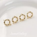 18K gold plated gold gloves earrings earrings pendant handmade diy string earrings bracelet necklace accessories - Image 7