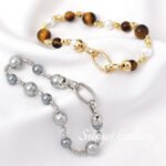 18k plating real gold pearl necklace closing connection buckle head handmade diy beaded bracelet jewelry accessories material - Image 2