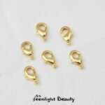 18k gold color retaining finishing spring fishtail lobster clasp head handmade diy beaded bracelet necklace jewelry accessories - Image 6