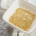 18k Gold Square Broken Gold Small Broken Silver Several or Two Spacers Loose Beads Handmade diy Beaded Bracelet Necklace Jewelry Accessories - Image 3