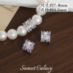 18K Copper Plated Real Gold High Color Retention Zircon Wheel Zirconium Diamond Spacer Beads Handmade DIY Bracelet Necklace Jewelry Accessories Material - Image 25