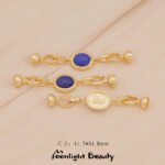 18k Gold Plated Zirconium Songhua Stone Fail Link Buckle DIY Handmade Beaded Material Bracelet Necklace Accessories Jewelry - Image 14