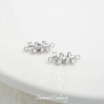 Gold-plated silver color retaining zirconium spiral pendant beads DIY handmade necklace bracelet beaded beads accessories material - Image 7