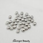 18k plating real gold flat round beads gold beads loose beads handmade DIY beaded bracelet necklace jewelry accessories - Image 7