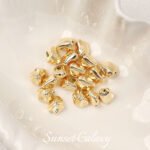 18k gold baroque style irregular shaped stone beads loose beads diy string bracelet necklace jewelry accessories - Image 8