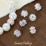 18K Gold-Plated Silver Color-Preserving Crystal Pearl Spacer Beads Loose Beads Handmade DIY Beaded Bracelet Necklace Jewelry Accessories Material - Image 2