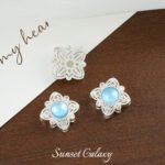 Copper Plated Color Preservation Super Fairy silver Aquamarines Beaded Handmade Beaded DIY Material Bracelet Necklace Accessories - Image 16