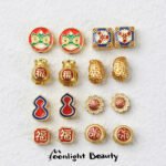 New Year's Gold Salad Gourd for Xingshi Fu Zi Fu Bag Bead Spacer Bead Handmade DIY Beaded Bracelet Jewelry Accessories - Image 3