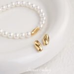 Real Gold Plated High Color Retention Elbow Spacer Beads diy Handmade Beaded Bracelet Necklace Loose Bead Jewelry Jewelry Material Accessories - Image 4