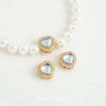 Heart-shaped Zirconium Spacer Beads Copper-plated Real Gold Color-preserving Beads diy Handmade Bracelet Necklace Beaded Jewelry Accessories Material - Image 4