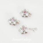 18K Gold Plated Zircon Pearl Buckle DIY Accessories Material Coil Connection Buckle Bracelet Necklace Accessories - Image 6