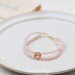 18K gold sea blue treasure powder treasure inlaid pendant loose beads handmade diy beaded earrings bracelet jewelry accessories materials - Image 4