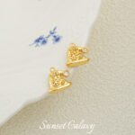 18K Christmas Series Gingerbread Man Socks with Zirconium Pendant Handmade DIY Beaded Material Earrings Accessories Bracelet Accessories - Image 25