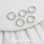 18K lace round double hole bead bag bead ring handmade diy material bracelet beaded necklace pearl jewelry accessories - Image 10