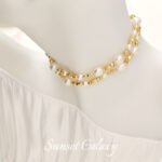 18k package gold cut surface spacer tube flat beads millet beads loose beads handmade diy beaded bracelet necklace jewelry accessories - Image 2