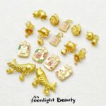 New Year's Shajin Ruyi Suzuli Flower Koi Lucky Cat Pendant Handmade DIY String Bracelet Necklace Accessories