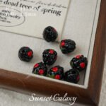 Imported Lampwork Glass Ins Fruit Pulp Raspberry Blueberry Tomato Handmade DIY Beaded Bracelet Necklace Earrings Material - Image 13