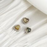 Gold plated love shell beads real shell aurora beads handmade DIY bracelet necklace beaded loose beads accessories material - Image 8