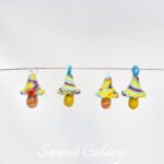 [Fantasy Mushroom] Color Mushroom Pendant Bead Handmade DIY Bracelet Necklace Earrings Jewelry - Image 4