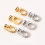 Color-preserving 18K Gold Inlaid with Zirconium Universal Connecting BucKle Finishing BucKle diy Bracelet NecKlace Beading Material Bracelet Jewelry Accessories - Image 4