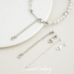 18k lobster clasp extended chain gold plated bag color zircon tail chain handmade diy material bracelet hidden coil jewelry accessories - Image 3