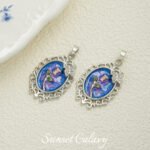 French Antique Rose Flower Universal Buckle Pendant Handmade DIY Beaded Material Bracelet Necklace Accessories - Image 8