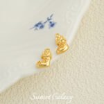 18K Christmas Series Gingerbread Man Socks with Zirconium Pendant Handmade DIY Beaded Material Earrings Accessories Bracelet Accessories - Image 27