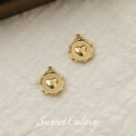 Color-preserving plating real gold stars love pendant cross pendant handmade DIY string bracelet necklace accessories - Image 7