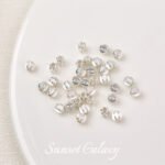 18K Electroplated Real Gold Long Tube Triangle Square Cut Angle Straight Tube Bead Handmade DIY Bracelet Necklace Accessories - Image 12