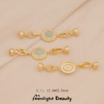 18k Gold Plated Zirconium Songhua Stone Fail Link Buckle DIY Handmade Beaded Material Bracelet Necklace Accessories Jewelry - Image 15