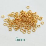 House Abai 30 18k gold plating color retaining open ring bead necklace DIY handmade beaded jewelry accessories - Image 20