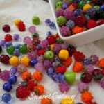 Imported Lampwork Glass Ins Fruit Pulp Raspberry Blueberry Tomato Handmade DIY Beaded Bracelet Necklace Earrings Material