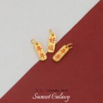 New Year National Tide Fortune Ping An Happy Bead Pendant Handmade Beaded DIY Material Bracelet Necklace Accessories - Image 6