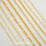 14k18k Real Gold Plated Flat Round Tassel Chain O-Chain Handmade DIY Beaded Accessories Bracelet Necklace Jewelry Material - Image 5