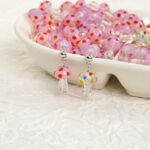 Lampwork Glass Transparent Mushroom diy Handmade Bracelet Necklace Beaded Loose Beads Jewelry Accessories Materials - Image 4