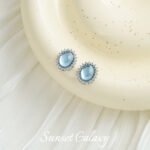 18k bag gold aquamaric beads with beads loose beads bracelet necklace earrings jewelry diy handmade beaded accessories material - Image 16