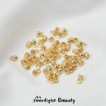 14k18k gold color retaining finishing connection opening positioning bag buckle handmade diy string bracelet necklace jewelry - Image 6