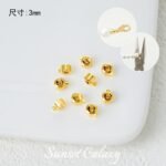 High Color Retention Real Gold Plated Pressure Cooker Finishing Snap Positioning Beads Handmade DIY Beading Material Bracelet Necklace Accessories - Image 11