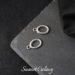 18k Copper Gold-plated Silver Simple Foundation All-match Hidden Line Button Tail Buckle Handmade DIY Beaded Material Bracelet Accessories - Image 9