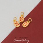 New Year National Tide Fortune Ping An Happy Bead Pendant Handmade Beaded DIY Material Bracelet Necklace Accessories - Image 11