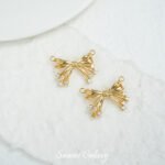 Real Gold Plated High Color Retention Butterfly Pendant Beads diy Handmade Beaded Bracelet Necklace Earrings Jewelry Material Accessories - Image 8