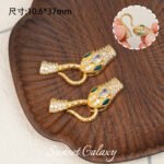 Lucky Snakehead Zodiac Snake Tail Buckle Pearl Buckle Gold ingot Buckle Handmade DIY Bracelet Necklace Accessories Material - Image 10