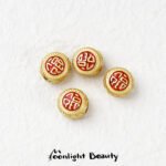 New Year's Gold Salad Gourd for Xingshi Fu Zi Fu Bag Bead Spacer Bead Handmade DIY Beaded Bracelet Jewelry Accessories - Image 7