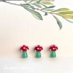 Murano light handmade glass cute small mushroom beads diy beaded necklace bracelet jewelry accessories materials - Image 10